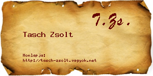 Tasch Zsolt névjegykártya